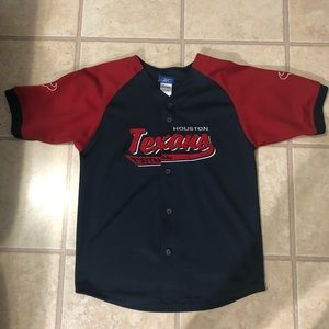 Houston Texans baseball style jersey